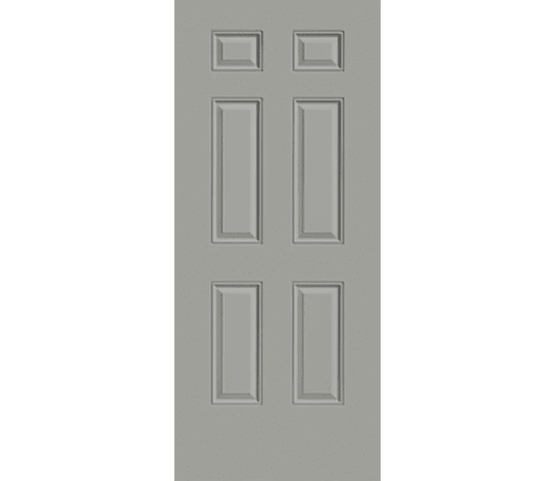 Houston 6 Panel Steel Entry Door