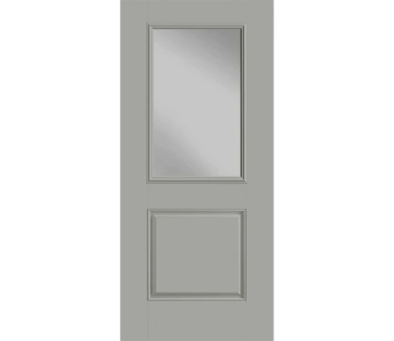 Houston Half Light 1 Panel Fiberglass Entry Door