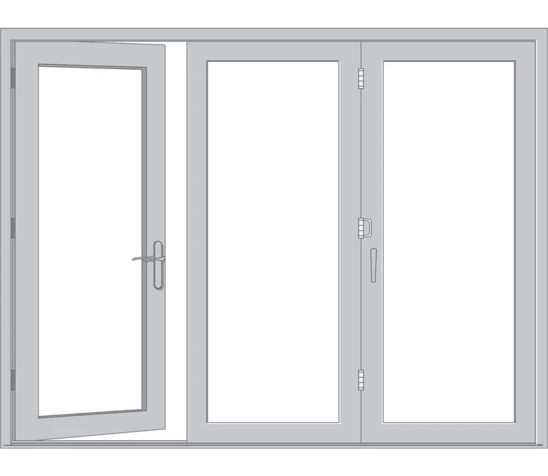 Houston Pella Architect Reserve Series Contemporary Bifold Patio Door